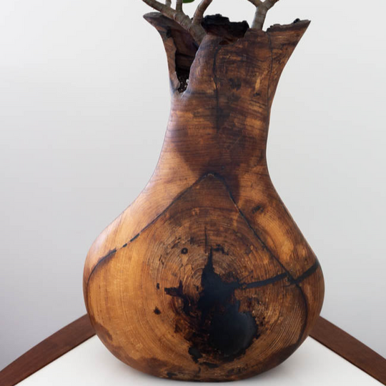 Sumerian Wood Jug Vessel