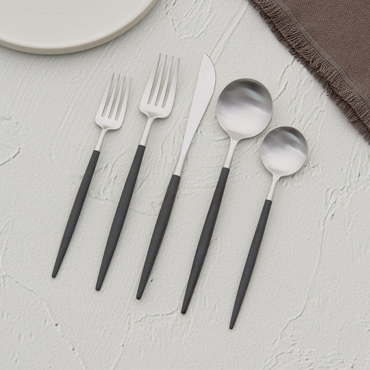 GOA 5-Piece Place Set - Black/Matte